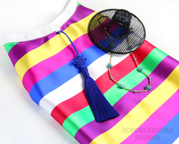Saekdong Hanbok Outfit Set - Pet Clothing