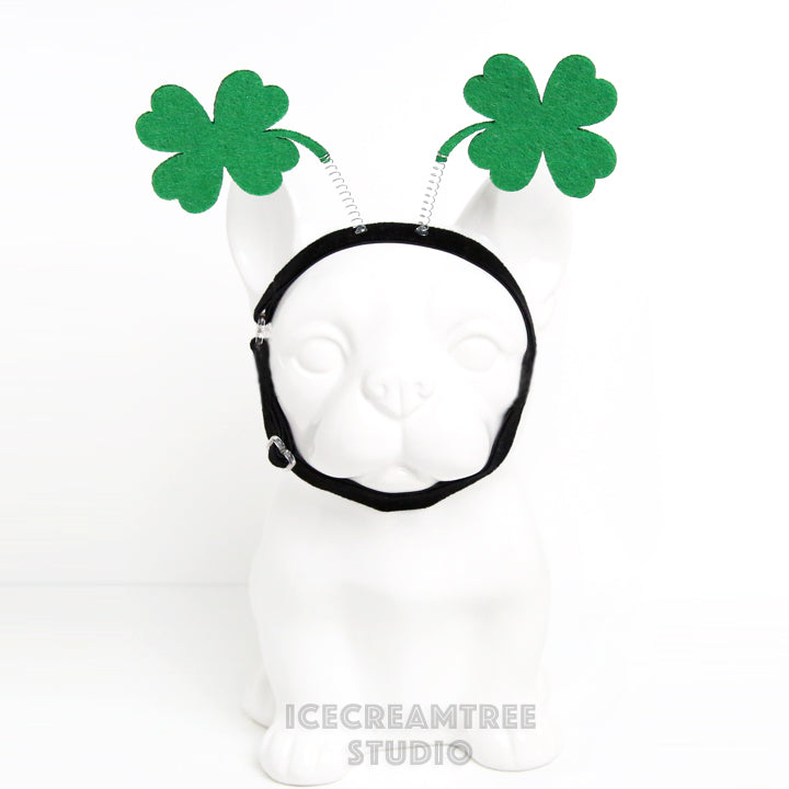 Green Clover Headband - Pet Photo Prop