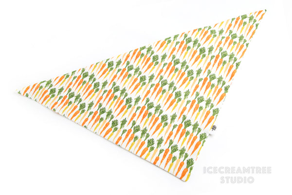 Carrots Bandana - Tie on Classic Pet Bandana Scarf