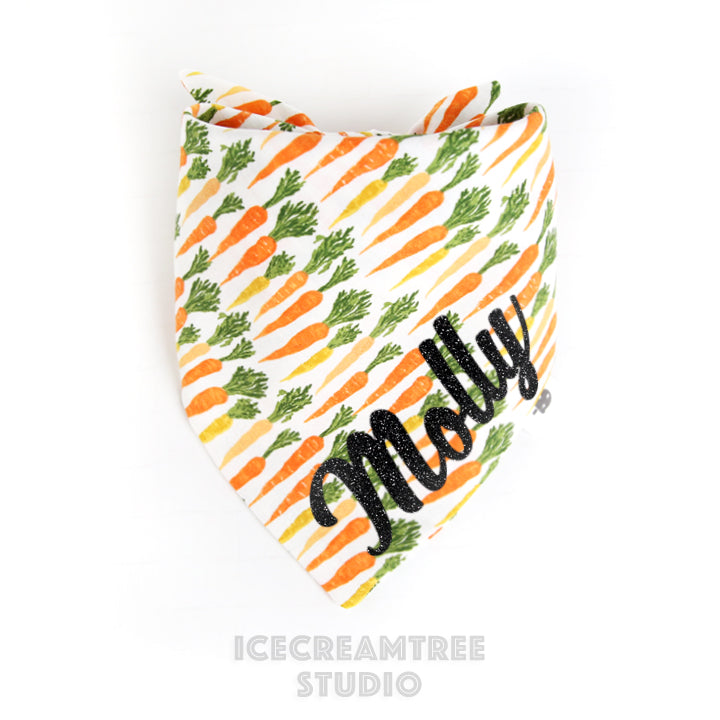 Carrots Bandana - Tie on Classic Pet Bandana Scarf