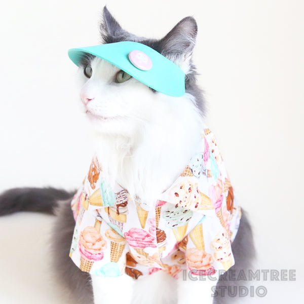 Ice Cream Shirt and Scarf - Pet Clothing