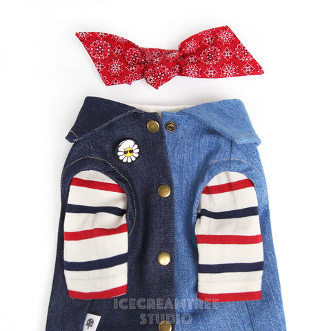 All American Look Outfit Set - Pet Clothing