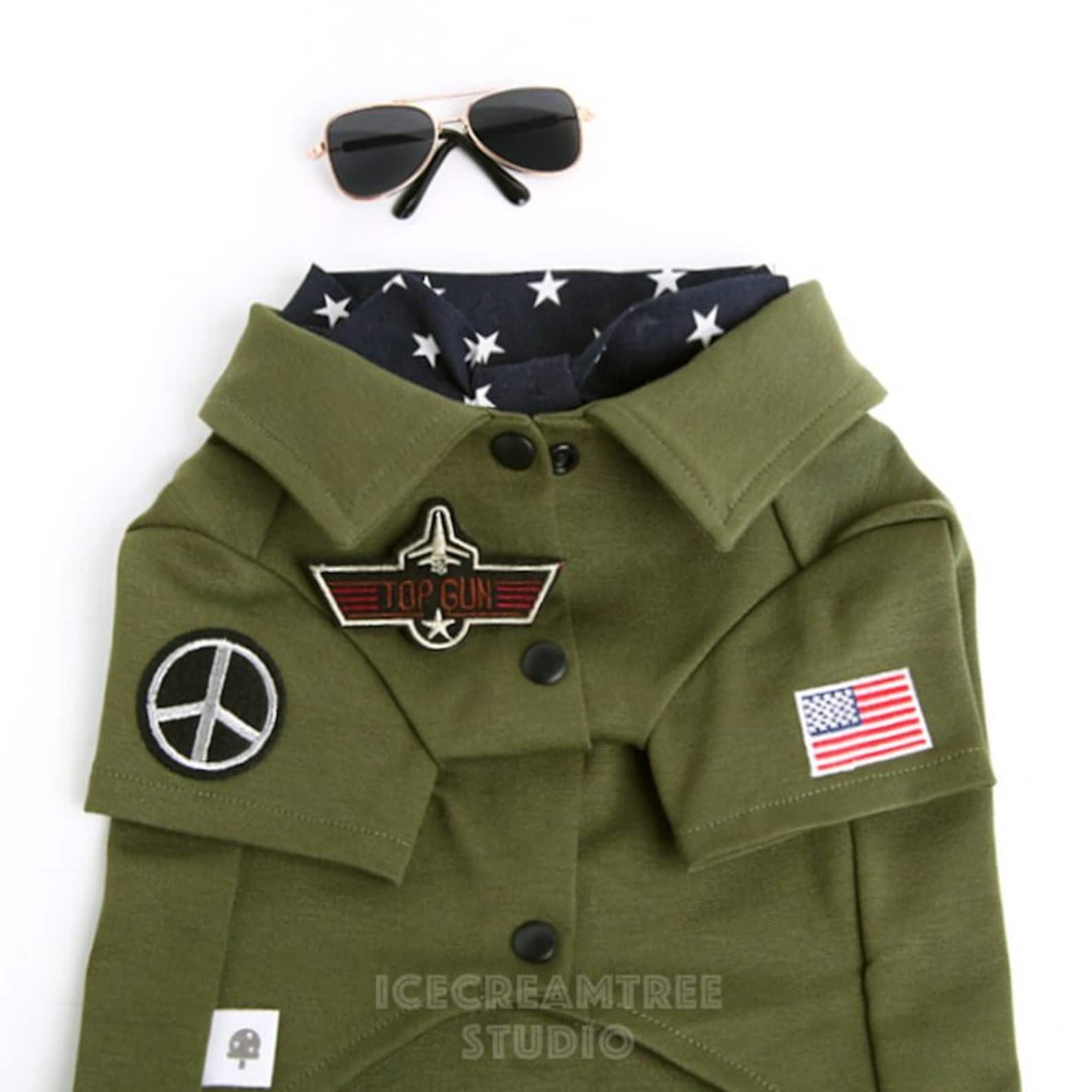 Top Gun Look Outfit Set - Pet Clothing
